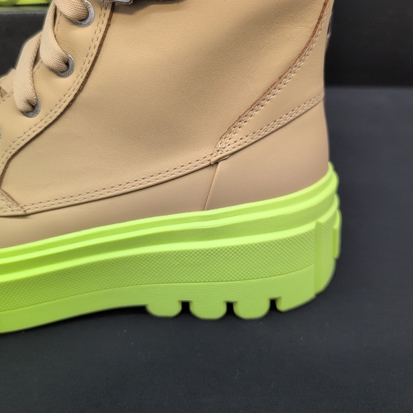 SOREL Caribou X Chelsea Waterproof Leather Lace-Up Boot Women's US 8.5 Canoe - Picture 2 of 14